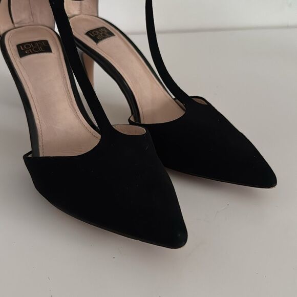 Louise et Cie Black Pointed Toe Heels - Picture 2 of 5